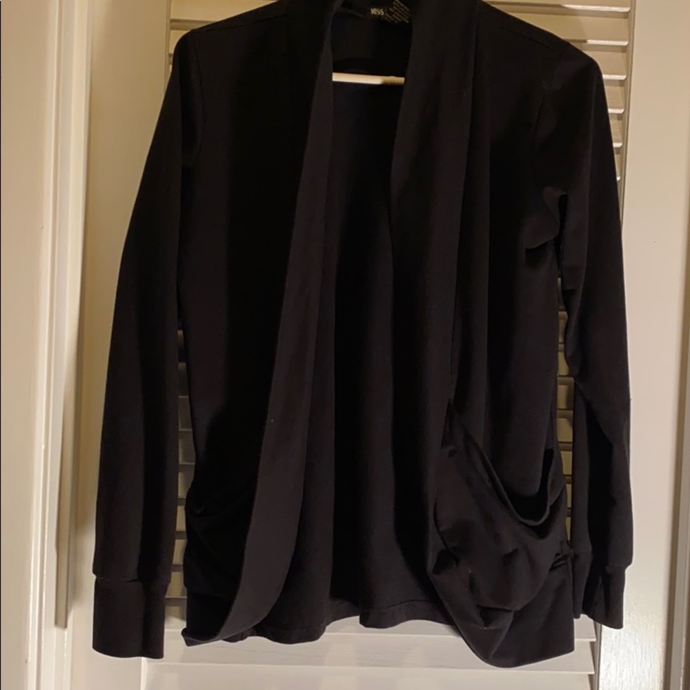 Black cardigan